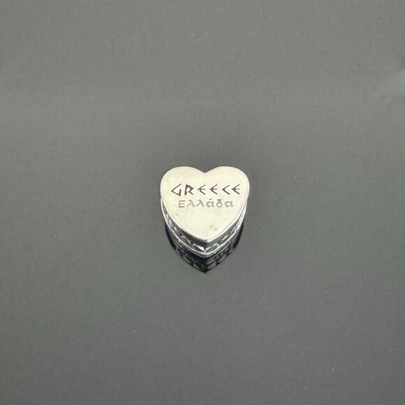 Pandora Greece Flag Heart Charm - Picture 5 of 8